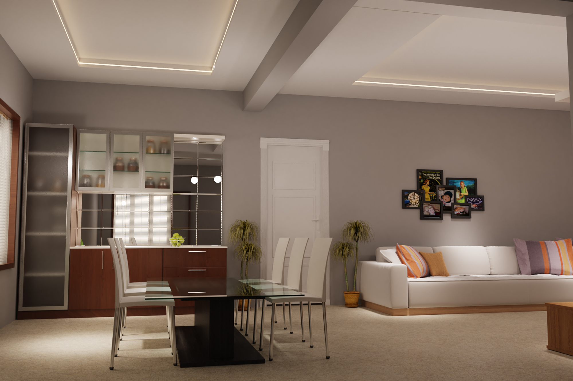 3d rendering loft and luxury hotel reception and vintage cafe lounge restaurant